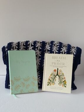 Floral Cream Hardcover Journal with Botanical Artwork